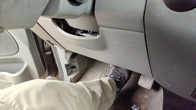 Ford F150 Lower Dash Under Column Knee Bolster Trim Panel Oem Gray Me