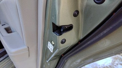 2005-2011 Cadillac Sts Passenger Right Rear Door Latch With Rods/Cables Oem Back