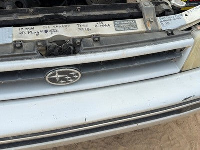 1990-1991 Subaru Legacy Front Grille Assembly Oem Silver 91065Aa000St