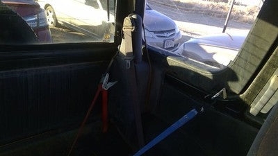 1996 Geo Tracker Driver Left Rear Back Seat Belt Retractor Shoulder Oem Black