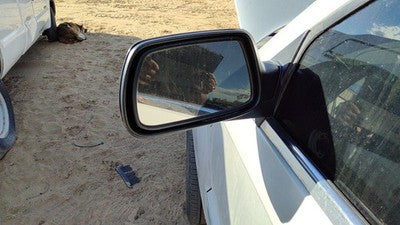 2006-2010 Jeep Grand Cherokee Driver Left Power Side Mirror Door Mounted Oem