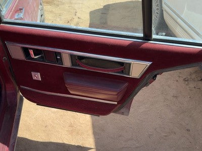 1988 Olds 88 Passenger Right Rear Door Trim Panel With Switches Back