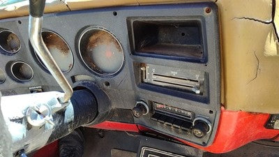 1974 Chevy Silverado K10 Trim Bezel Around Speedometer Oem Dash Surround Panel