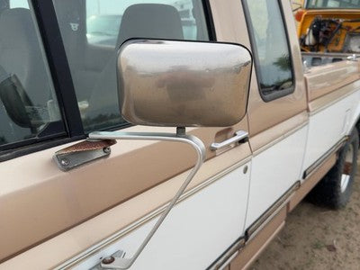 1980-1997 Ford F250 Driver Left Manual Side Mirror Door Mounted Oem E5Tz17696B