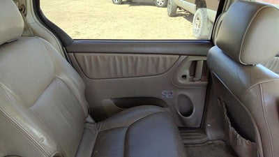 04-05 Toyota Sienna Driver Left Rear Door Trim Panel With Switches Back Fawn 41