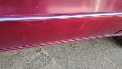 1996 Olds 88 Passenger Right Front Moulding From Door Oem Trim Strip Red