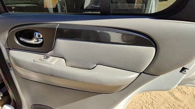 06-09 Gmc Envoy Passenger Right Rear Door Trim Panel With Switches Back Gray 28H