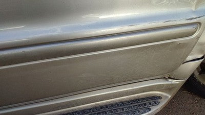98-05 Mercedes Ml350 Passenger Right Front Moulding From Door Trim Strip Gold