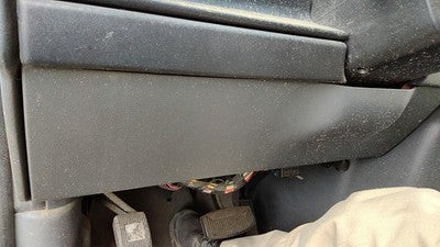 1992-1996 Ford Van E250 Lower Dash Under Column Knee Bolster Trim Panel Oem Gray