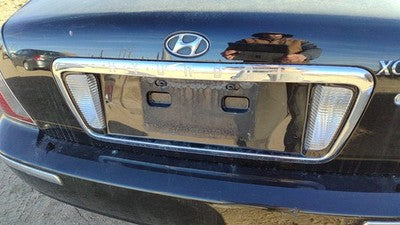 2005 Hyundai Xg350 License Plate Trim Surround Panel Oem Tail Trunk Finish