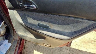 94 95 Honda Accord Passenger Right Rear Door Trim Panel With Switches Back Gray