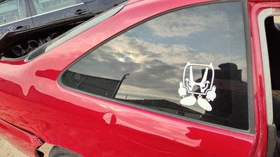 1996-2000 Civic Hx Coupe Passenger Right Rear Quarter Glass Back Side Window Oem