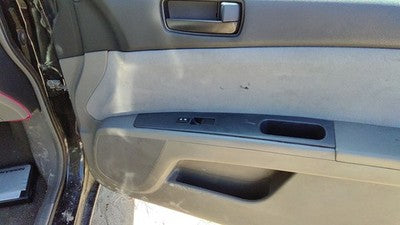 07-09 Sentra Passenger Right Front Door Trim Panel With Switches Charcoal W