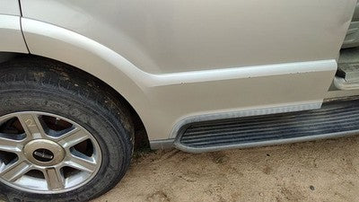 2003 Lincoln Aviator Passenger Right Rear Moulding From Door Back Trim Silver Jp