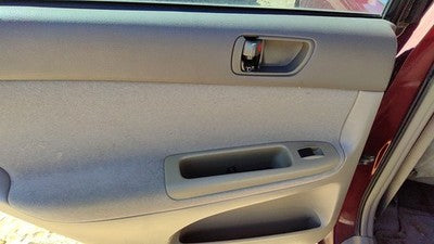 02-04 Toyota Camry Driver Left Rear Door Trim Panel With Switches Back Taupe 43
