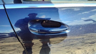 2008-2015 Mercedes C300 Passenger Right Front Outside Door Handle Lunar Blue 890