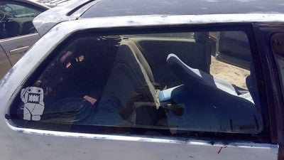 88-91 Civic Crx Hatchback Passenger Right Rear Quarter Glass Back Side Window