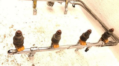 1985-2003 Ford F150 Complete Fuel Rail With Injectors Set Loaded Oem 4.6L