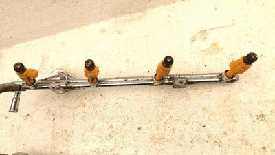 1997-1998 Mercury Mountaineer Complete Fuel Rail With Injectors Set Loaded 5.0L