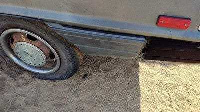 1986 Toyota Camry Driver Left Rear Moulding On Quarter Panel Oem Gray