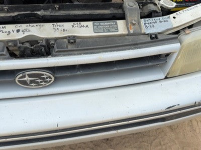 1990-1991 Subaru Legacy Front Grille Assembly Oem Silver 91065Aa000St