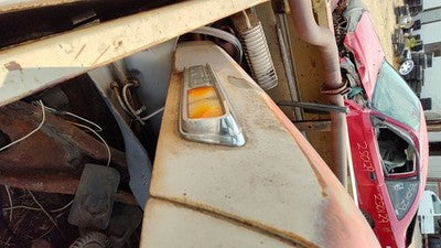1967-1969 Ford F100 Passenger Right Hood Mounted Marker Light Emblem Badge Oem