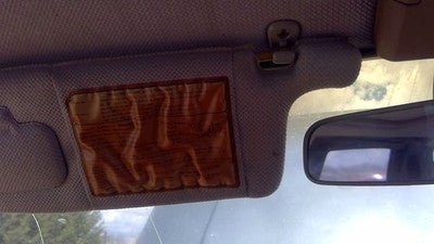 1991 Mitsubishi Galant Vr-4 Driver Left Sun Visor Oem
