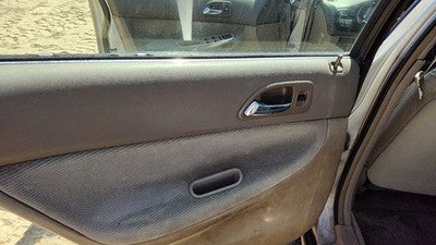 96-97 Honda Accord Driver Left Rear Door Trim Panel With Switches Back Gray F
