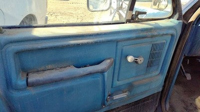 1982 Ford F150 Driver Left Front Door Trim Panel Manual Windows Oem Blue