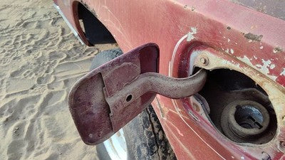 1979 Ford F150 Fuel Tank Door With Hinge Gas Lid Oem Filler Maroon