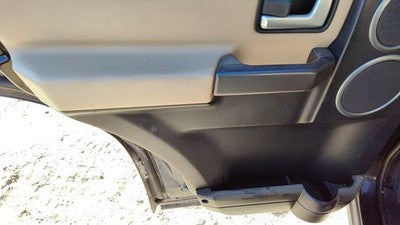 05-09 Rover Lr3 Driver Left Rear Inside Door Trim Panel With Switches Back Tan