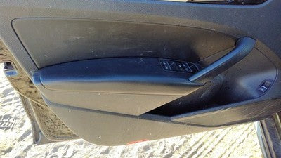 12-19 Vw Passat Driver Left Front Door Trim Panel With Master Switch Black Tb