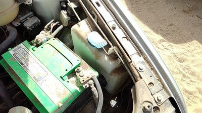 00-11 Cabrio Convertible Windshield Washer Fluid Reservoir With Pump Wiper Tank