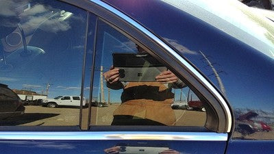 2012-2014 Mercedes C300 Driver Left Rear Vent Window Back Door Glass With Frame