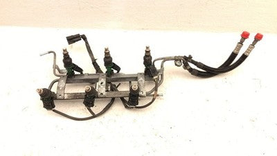1987-1991 Dodge Caravan Complete Fuel Rail With Injectors Set Loaded Oem 3.0L