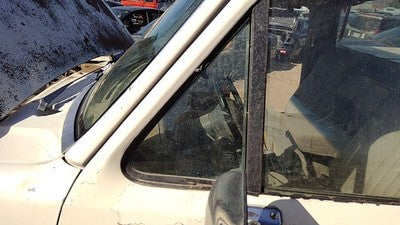 80-90 Ford F150 Driver Left Front Vent Window Small Door Glass With Frame Oem