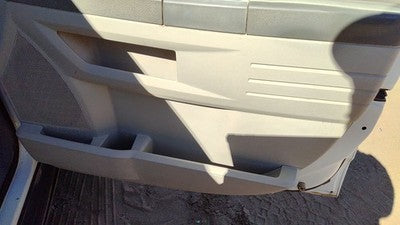 08-09 Grand Caravan Passenger Right Front Door Trim Panel With Switches Gray Ds