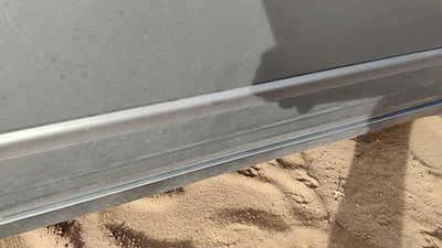 07-12 Nissan Altima Passenger Right Front Moulding From Door Trim Strip Gray W40