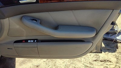 2002-2004 Audi A6 Passenger Right Front Door Trim Panel With Switches Tan