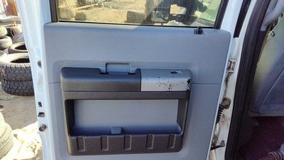 2011-2016 Ford F250 Driver Left Rear Door Trim Panel With Switches Back Gray 3S