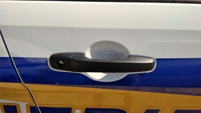 13-19 Explorer Police Interceptor Passenger Right Front Outside Door Handle Oem