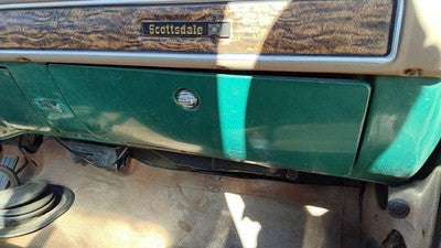 1976 Silverado C10 Glove Box Assembly Complete Door With Latch Oem Green