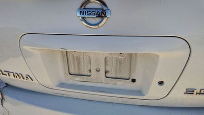 03 Altima License Plate Trim Surround Panel Oem Tail Trunk Finish White Qx3