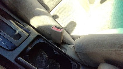 02-03 Toyota Camry Passenger Right Front Seat Belt Buckle Receiver Oem Taupe 43