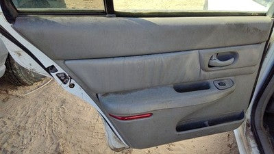 97-05 Buick Century Driver Left Rear Door Trim Panel With Switches Back Gray 14B