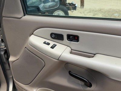 01-02 Chevy Suburban Passenger Right Front Door Trim Panel With Switches Tan 52I