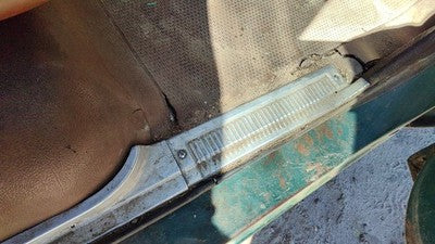 1976 Silverado C10 Passenger Right Lower Sill Step Moulding Trim Panel Oem