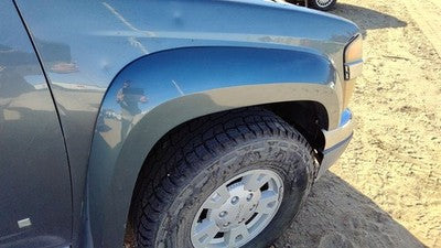 04-12 Canyon Passenger Right Front Wheel Flare Moulding Fender Stealth Gray 46U