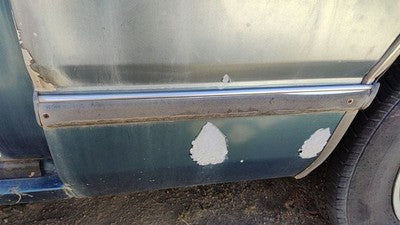 1989 Olds Cutlass Cierra Driver Left Rear Lower Moulding On Quarter Panel Oem