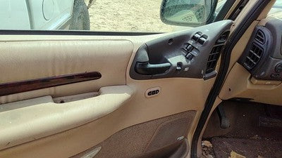 00 Town & Country Driver Left Front Door Trim Panel With Master Switch Tan